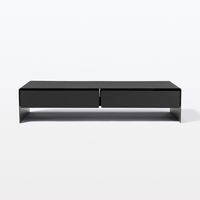 無印良品 スチールモニタースタンド 引出付 ワイド ダークグレー 約幅500×奥行230×高さ110mm 良品計画