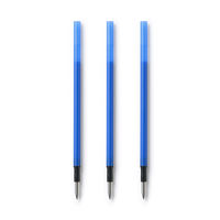 無印良品 替芯 こすって消せるボールペン ノック式用 3本入り 0.5mm 青 1セット（1袋（3本入）×10） 良品計画