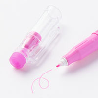 無印良品 こすって消せる水性カラーペン 細字 ピンク 1セット（1本×3） 良品計画