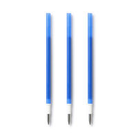 無印良品 替芯 こすって消せるボールペン ノック式用 3本入り 0.38mm 青 1セット（1袋（3本入）×10） 良品計画