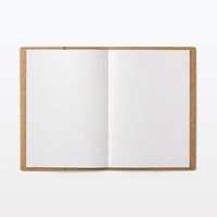 無印良品 ジーンズラベル ノートカバー A5サイズ用 ブラウン 良品計画