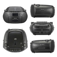 オーム電機 CDラジカセ 320 ブラック 03-5562 1個