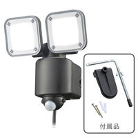オーム電機 防犯センサーライトA320W2 07-8809 1個