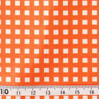 Happy Sweet Collection チェック スケア プリント生地 巾約110cm ピンク 10mカット HS1287-2-10M（直送品）