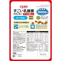 いなば CIAO チャオ すごい乳酸菌クランキー かつお節入り かつお味 国産 200g 3袋 キャットフード