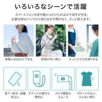 MSソリューションズ スマートフォン ショルダーストラップ Wフックベーシックタイプ サーモンピンク LN-SS18PK 1個