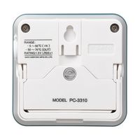 佐藤計量器製作所 冷蔵庫用デジタル温度計 PC-3310 1台 65-8726-85（直送品）