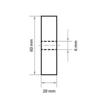 LUKASーERZETT LUKAS ルーカス 60x20 フェルトバフホイール A3750060206 1個（直送品）