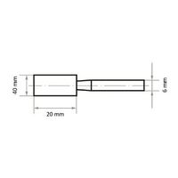 LUKASーERZETT LUKAS ルーカス EKR30 N V4 軸付砥石 #30 A200004020602 1本（直送品）