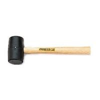 エスコ 910g/70x370mm ゴムハンマー(黒) EA575WB-35 1本（直送品）