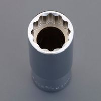 エスコ 1/2”DRx15/16” ディープソケット(インチ/十二角) EA618KN-66 1個（直送品）
