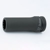 エスコ 1/2”DR/32mm ディープインパクトソケット(十二角) EA164DG-232 1個（直送品）