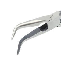 エスコ 200mm 先曲ラジオペンチ(60 ゚) EA537BF-200 1丁（直送品）