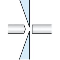 エスコ 150mm ニッパー(プラスチック用/ストレート刃) EA536H-15 1本（直送品）