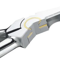 エスコ 150mm ラジオペンチ(砲金構造) EA537BK-15 1本（直送品）