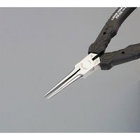 エスコ 140mm 精密用プライヤー(ESD/半丸) EA535BC-2 1丁（直送品）