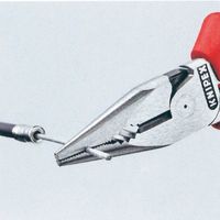 エスコ 145mm ニードルノーズペンチ(グリップ付) EA537LB-9 1本（直送品）