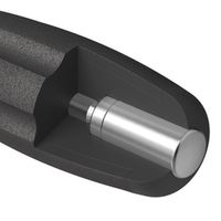 エスコ 8.0x150mm [ー]ドライバー(貫通柄・手元六角) EA560PG-145A 1本（直送品）