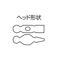 エスコ 250g/ 625mm 点検ハンマー EA575WD-20 1本（直送品）