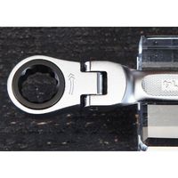 エスコ 8x10mm/151mm ラチェットめがね(首振り型) EA602CF-11A 1本（直送品）