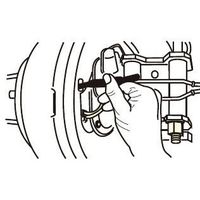 エスコ 2本組 ブレーキシュー調整ツール EA604FJ-20 1セット（直送品）