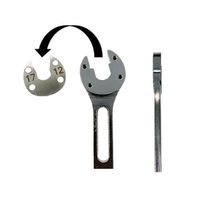 エスコ 12x17mm/14x21mm フィックスレンチ(8mm厚) EA605BK-1 1本（直送品）