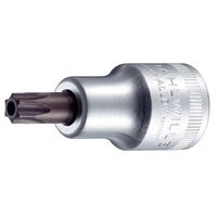 エスコ 1/2”DRxT27[Torx]ビットソケット(イジリ止付) EA617DV-27 1個（直送品）