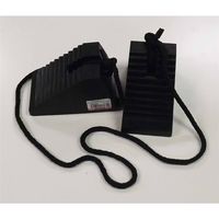 エスコ 100x 95x170mm タイヤストッパー(ヒモ付/1組) EA984VA-71 1組（直送品）