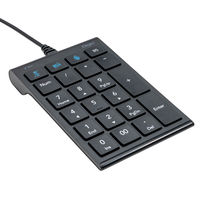 ナカバヤシ Zoom対応USB有線テンキー/ブラック TNK-SU239BK 1個