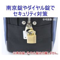 アズワン 帆布メール用ボストン(M)スリム 赤 馬蹄錠金具付 63-5755-33 1個（直送品）