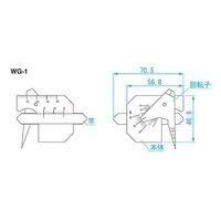 新潟精機 溶接ゲージ 一般校正付 WG-1(M) 1個 64-3180-68（直送品）