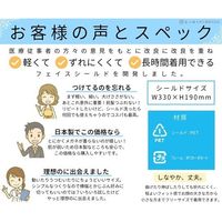 HMフェイスシールド クリア 50個入 (フレーム・シールド各50個) hmfs_clear_50set 1セット(5セット)（直送品）