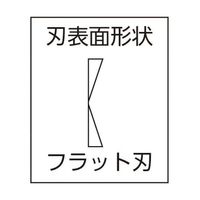 マルト長谷川工作所 プラスチック用ニッパー(刃先形状フラット) 125 PL-725 1丁 61-8835-16（直送品）