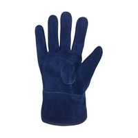 小野商事 牛床革手袋 オイル加工 外縫い 内綿 蒼龍 Mサイズ AG4813-M 1双 65-0306-67（直送品）