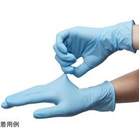 小野商事 ニトリル手袋 パウダーフリー 100枚入 Lサイズ AG7240-L 1箱(100枚) 65-1746-08（直送品）