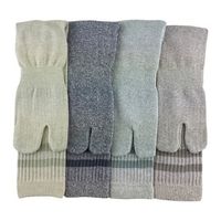 小野商事 モックスロング 指付ソックス 4足組 AG288 1組(4足) 65-0305-21（直送品）