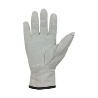 小野商事 豚床革手袋 マジックテープ アテ付 Mサイズ AG547-M 1双 65-0306-89（直送品）