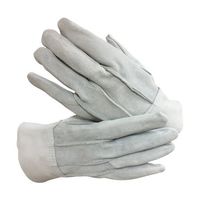 小野商事 牛床革手袋 外縫い 10双組 7830-10P 1組(10双) 65-0307-72（直送品）