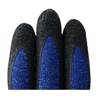 小野商事 現場系女子 天然ゴム背抜き手袋 ラバーレックス ネイビー Sサイズ AG7822-S 1双 65-0308-14（直送品）