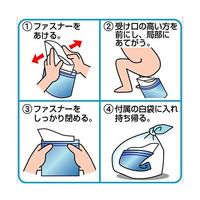 ケンユー 携帯ミニトイレ プルプル 3個入 W3AP-100 1セット(3個) 63-7910-69（直送品）