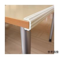 カーボーイ ウェーブクッション大 2m アイボリー BS61 1本 65-9193-47（直送品）