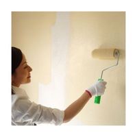 アトムサポート 水性かべ・浴室用塗料(無臭かべ)1.6L ミルキーホワイト 00001-13422 1缶 65-1924-19（直送品）