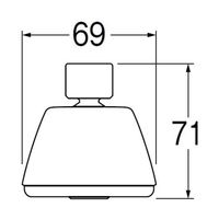 SANEI キッチンシャワー M22×1.25 PM262 1個 65-2070-80（直送品）