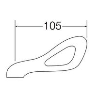 SANEI スイングレバー スケルトングラスブルー PR2330F-CGB2 1個 63-7899-06（直送品）