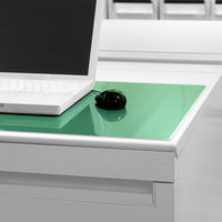 プラス デスクマット OAタイプ 中（1190×690mm） 厚さ1.8mm 下敷き付 透明 41356（わけあり品）