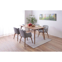 東谷 ROOM ESSENCE カラメリ チェア グレー KRM-010GYB 1脚（直送品）