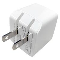 磁気研究所 USB AC充電器 Type-Ax2ポート HD-AC2U12WH 1個