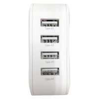 磁気研究所 USB AC充電器 Type-Ax4ポート HD-AC4U24WH 1個