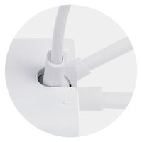 磁気研究所 コンパクトサイズ タワー型電源タップ HD-AC6U3WH 1個