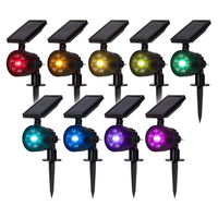 タカショー ハイパワーLED ソーラーアップライト カラーズ LGS-140 1個